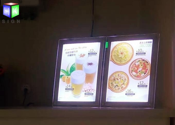 Table Stand LED Light Box Frame Sign Lightbox Illuminated Menu Boards RoHs Standards