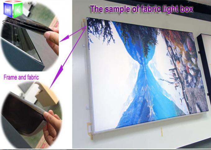 Led Photo Frame Display Fabric Light Box Advertising Fabric Outdoor Backlit Illuminated Sign