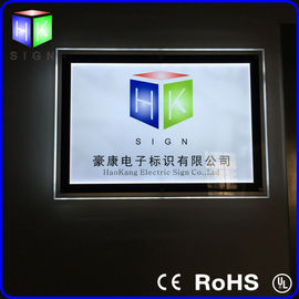 China Rectangle Wall Crystal LED Light Box / Aluminum Frame Light Box Supler Thin supplier