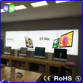 China Eco Friendly Shop Front Freestanding Lightbox Fabric With Illuminated LED Light supplier