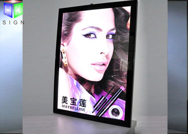 China Slimline Poster Frame Light Box Magnetic Open Import Acrylic With 4mm LGP supplier
