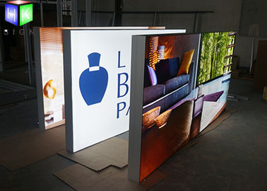 China Metro Fabric Light Box , LED Frameless Light Box For Poster Frame A1 Size supplier