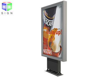 China Alumiinum LED Scrolling Light Box Single Side Back Lit Advertising Display Stand Alone supplier