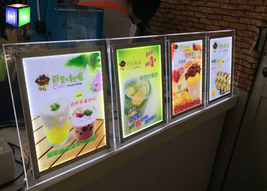 China Table Stand LED Light Box Frame Sign Lightbox Illuminated Menu Boards RoHs Standards supplier