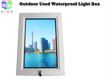 China 24 X 36 Inch Lockable Waterproof Led Outdoor Light Box , Picture Frame Advertising Light Box Display supplier