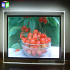 Acrylic indoor Advertising Crystal Led Light Box For Picture Frame Display