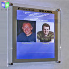 China Decorative Poster Frame Acrylic Led Light Box For A2 Size Picture , Wall Mounted company