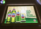 LED Lightbox Display , Indoor Wall Mounted Crystal LED Light Box For Beer Sign supplier