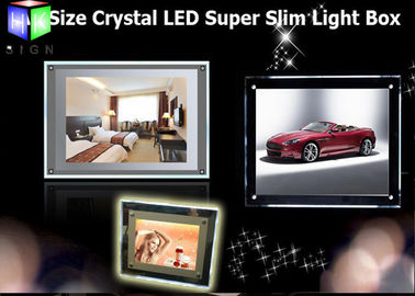 China Crystal LED Backlit Display Frame LED Panel Light Box For Hotel Decorative factory