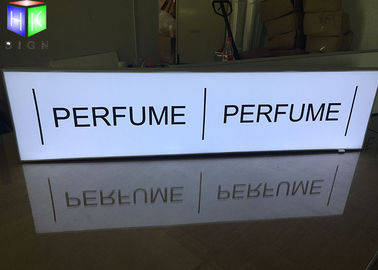 China Frameless Aluminum LED Light Box Lighted Poster Frame For Perfume Sign factory