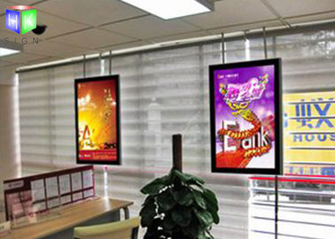 China Double Sided Lightbox With Snap Frame , Acrylic Thin LED Light Panel Display factory