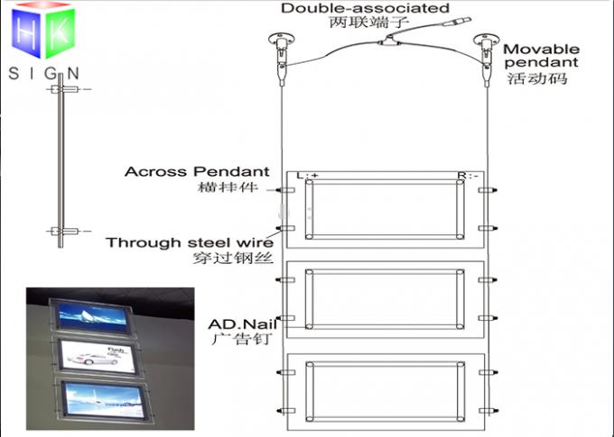 Photo Frame Crystal LED Light Box Estate Agent Window Display Units Illuminated