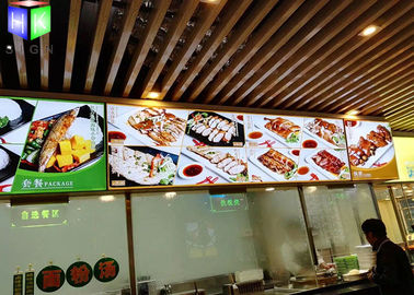 China Snap Frame Illuminated Menu Boards Lightbox Menu Display A0 - A4 Size supplier