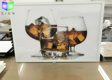 China Single Sided White Snap Frame LED Light Box Illuminated Energy Saving supplier