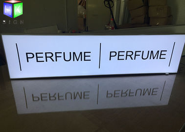 China Frameless Aluminum LED Light Box Lighted Poster Frame For Perfume Sign supplier