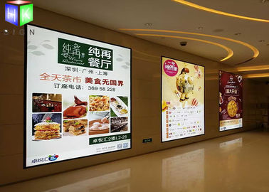 China Illuminated Restaurant Slim LED Light Box Magnetic Frame High Brightness supplier