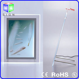 Rectangle Wall Crystal LED Light Box / Aluminum Frame Light Box Supler Thin supplier