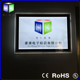 Rectangle Wall Crystal LED Light Box / Aluminum Frame Light Box Supler Thin supplier