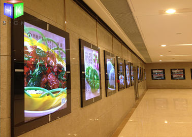 Advertising Acrylic LED Menu Board Light Box Display Ultra Slim With Magnetic supplier