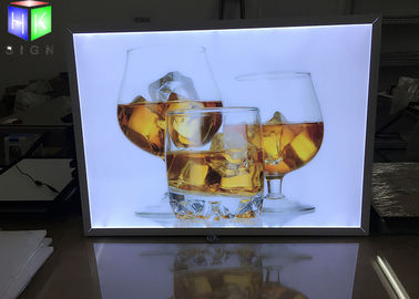 Single Sided White Snap Frame LED Light Box Illuminated Energy Saving supplier