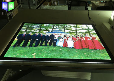 One Side Slim Acrylic LED Light Box Display Indoor Magnetic Frame Edge Lit supplier