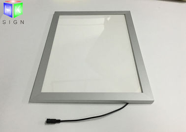 15 MM Ultra Thin LED Free Standing Light Box Aluminum Snap Frame Extrusion supplier