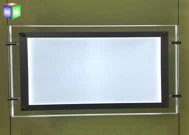 LED Light Pockets Poster Frame Light Box Illuminated Window Displays Two Sided supplier