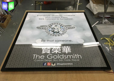 24" X 48" Single Side Magnetic Light Box Shopping Mall Advertising Sign supplier