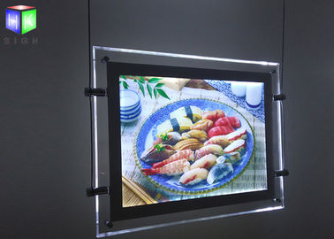 Magnetic Double Sided LED Light Box Advertisment For Menu Board 240 Volt 50 Hz supplier