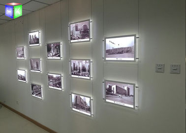 Two Sided Wall Mounted LED Light Window Displays For Estate Agents supplier