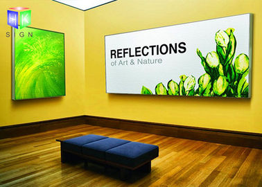 Fabric Poster Window Poster Holders , Frameless LED Light Box Wall Mounted supplier