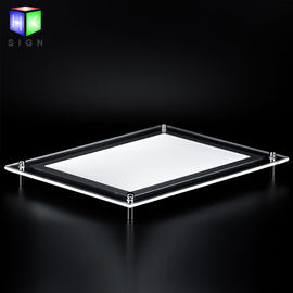 Decorative Poster Frame Acrylic Led Light Box For A2 Size Picture , Wall Mounted supplier