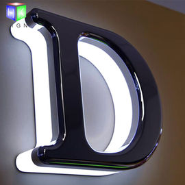 Stainless Steel Led Channel Letters Signs , Backlit Sign Letters Luminous Sign supplier