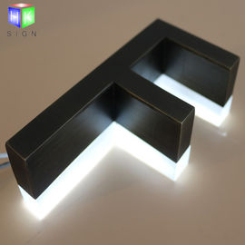 Stainless Steel Led Channel Letters Signs , Backlit Sign Letters Luminous Sign supplier