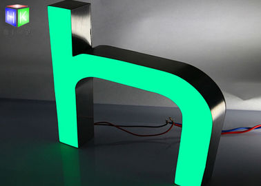 3D Acrylic Led Channel Letters Sign Wall Mounted Advertising For Shop Front Name Display supplier